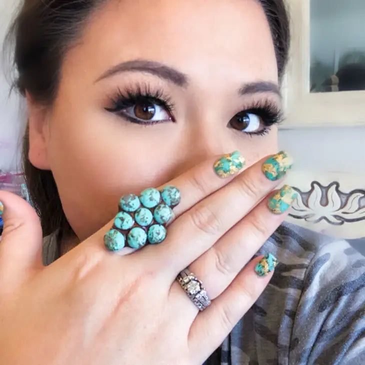 Cleo Ring- Turquoise Stone