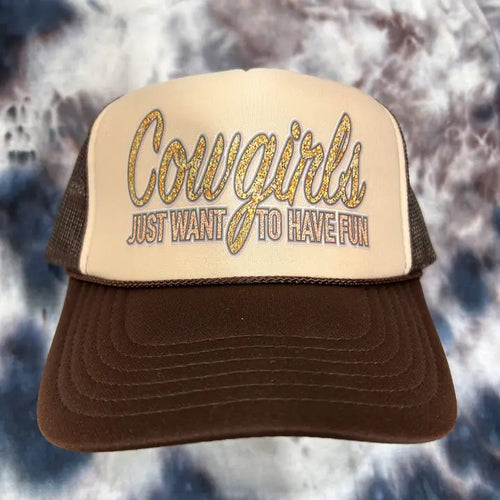 Cowgirls Just Want to Have Fun Trucker