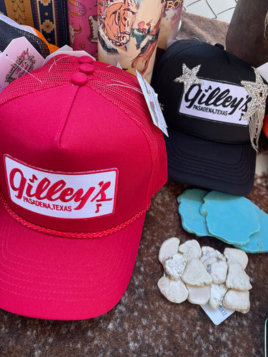 Gilleys Black Patch Trucker