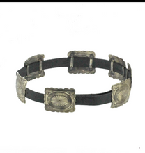 Fluted Concho Belt-Brown