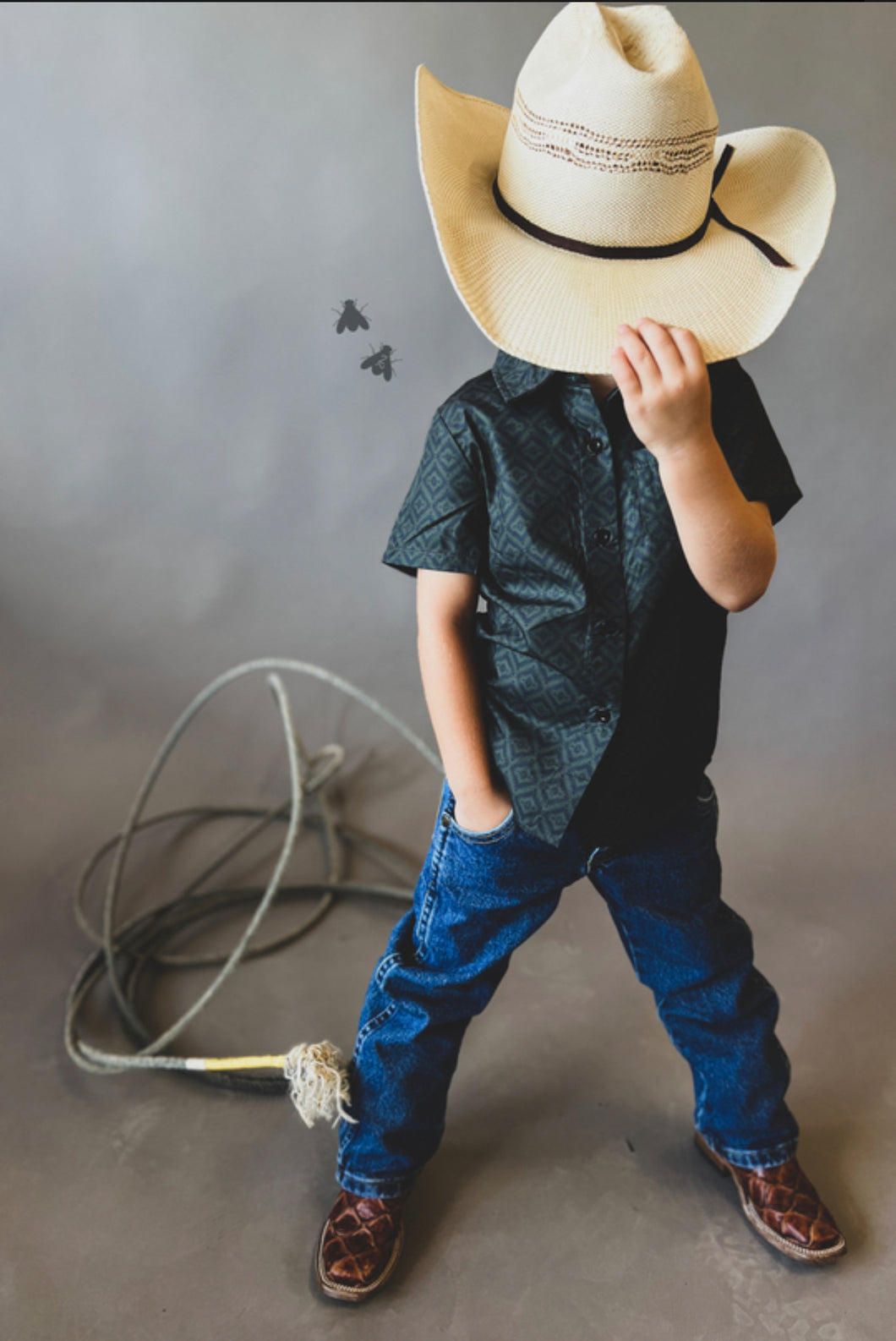 Agave Kids Short Sleeve Button Up