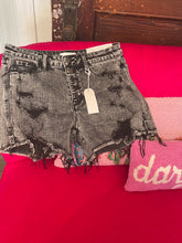 High Rise Distressed Shorts