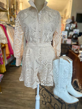 Embroidery Lace Top And Shorts Set