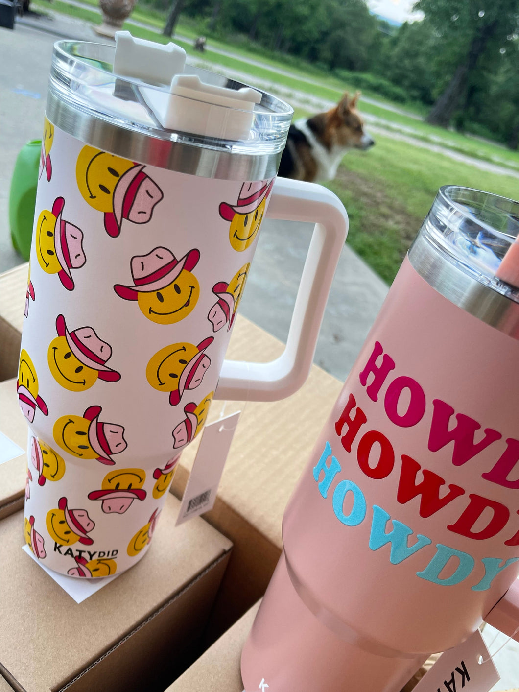 Cowboy Smiley 40oz Tumbler