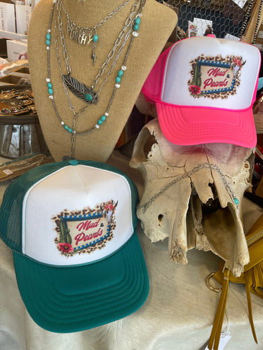 Mud and Pearls Trucker Hats