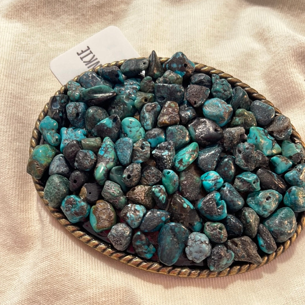 Rope Edge Turquoise Buckle