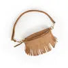 Suede removeable Fringe Fanny Pack - Bum Bag - Hip Bag