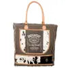 Infantry Canvas and Cowhide tote