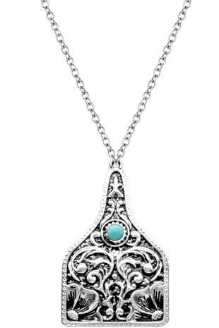 Ear tag Necklace