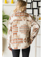 Cream Aztec Shacket