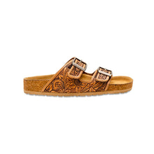 Tooled Flower Summer Sandal