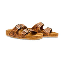 Tooled Flower Summer Sandal