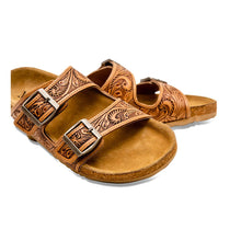 Tooled Flower Summer Sandal